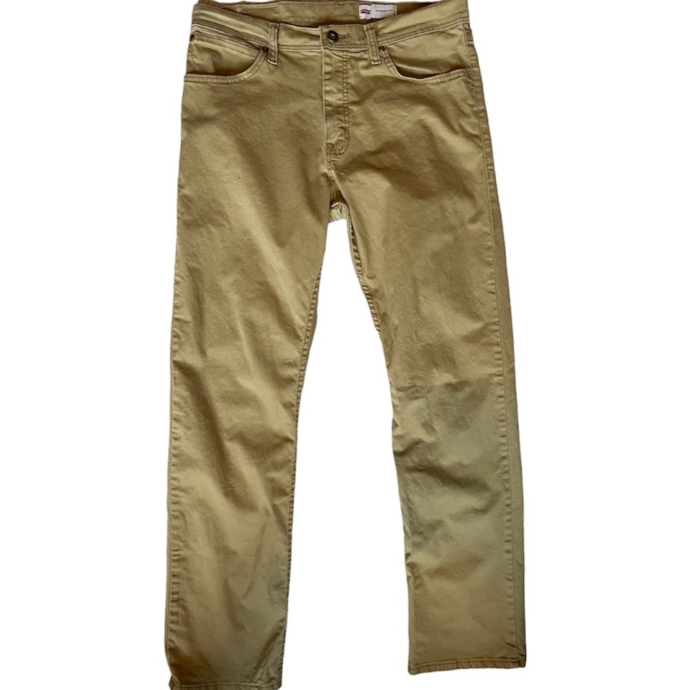 Wrangler Straight Fit Khaki Jean Pants| Sz 32x32